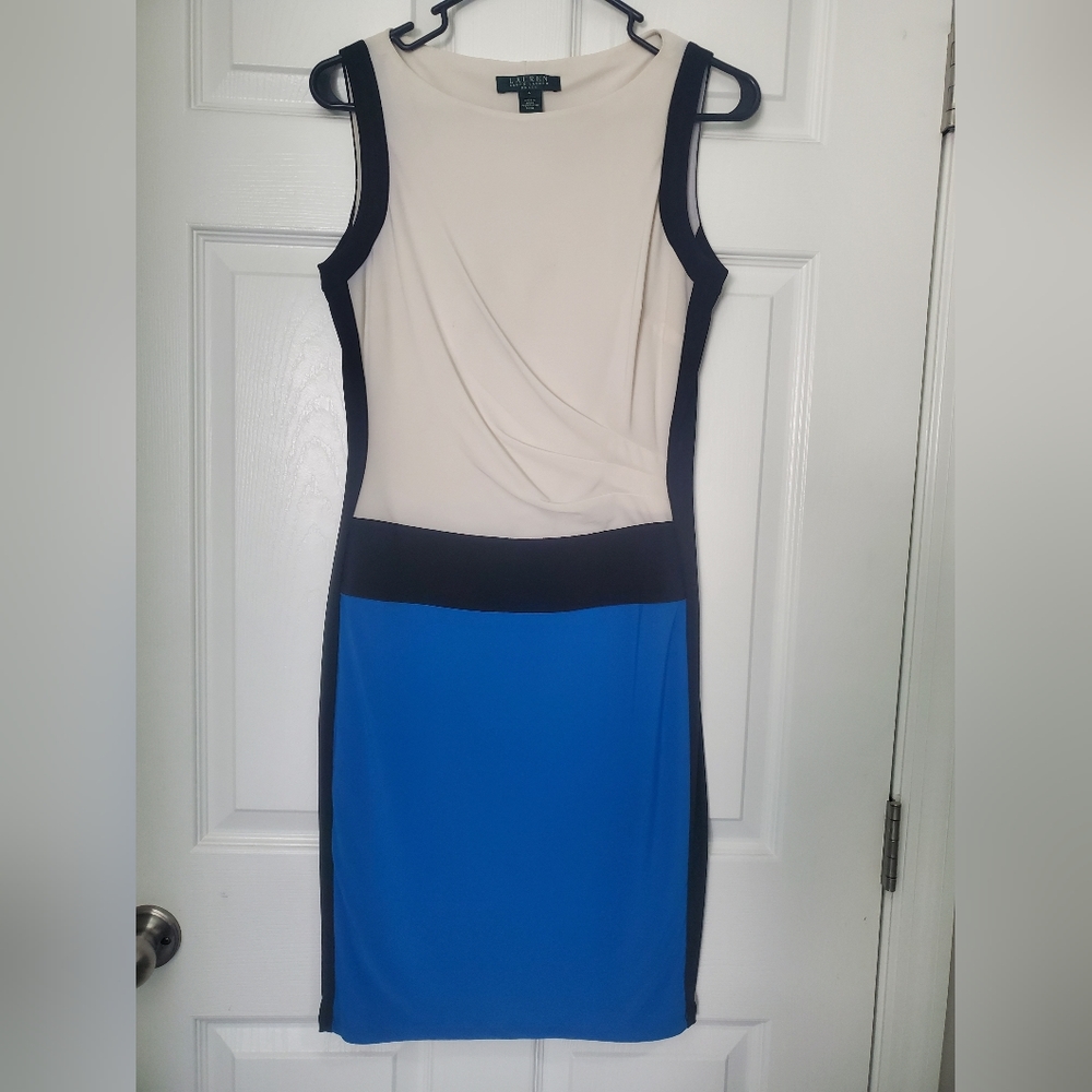 Ralph Lauren Color blocked dress